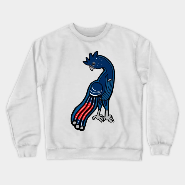 Standing Black Cockatoo Crewneck Sweatshirt by Donnahuntriss